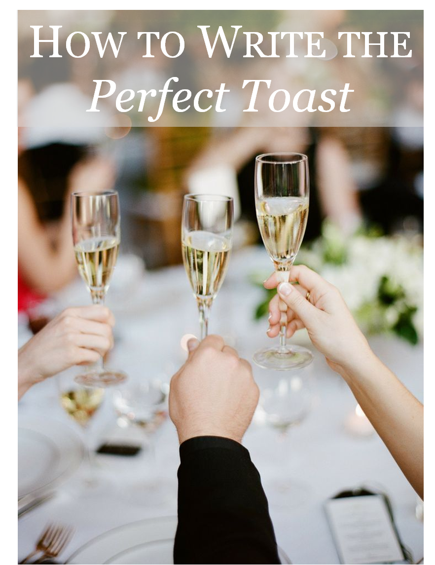 how to write the perfect toast