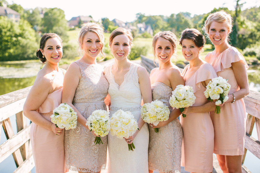 The Event Group | Pittsburgh, PA | event planner | wedding planner | bridesmaid dresses | Bella Bridesmaid | neutrals with sparkle