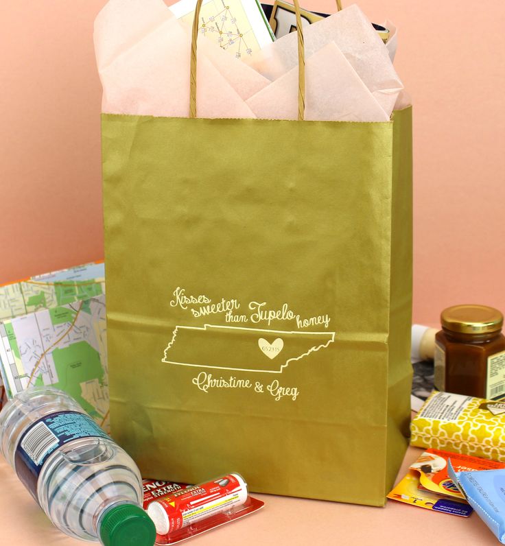 wedding hotel goodie bag ideas