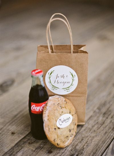 snack bags for wedding