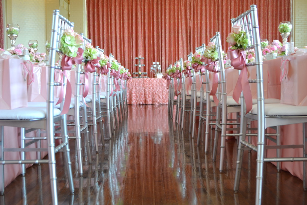Pink Classic Bridal Shower Chiavari Chairs | The Event Group, Pittsburgh Wedding and Event Planning