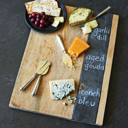 Entertaining Essentials: Wood and Slate Cheese Board | The Event Group, Pittsburgh Wedding and Event Planners
